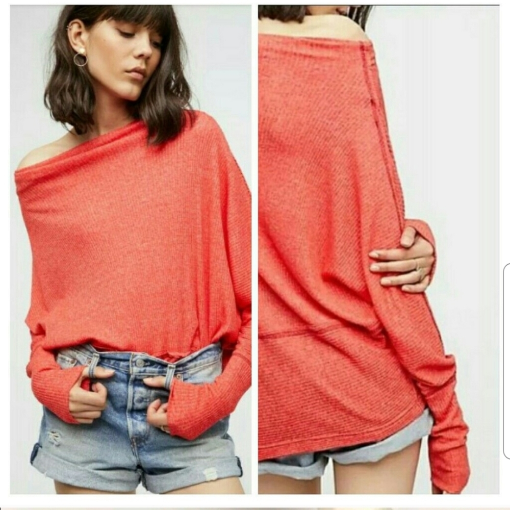 Free People London Town Thermal Long Sleeve